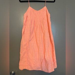 Mini dress, orange, relaxed fit, Size 4